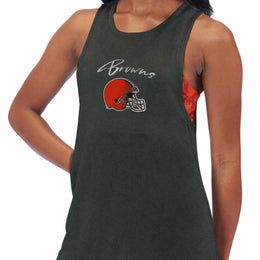 Cleveland Browns NFL Women's Muscle Tank - Black