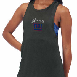 New York Giants NFL Women's Muscle Tank - Black