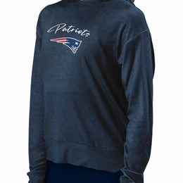 New England Patriots NFL Women's Session Pullover Hoodie - Navy