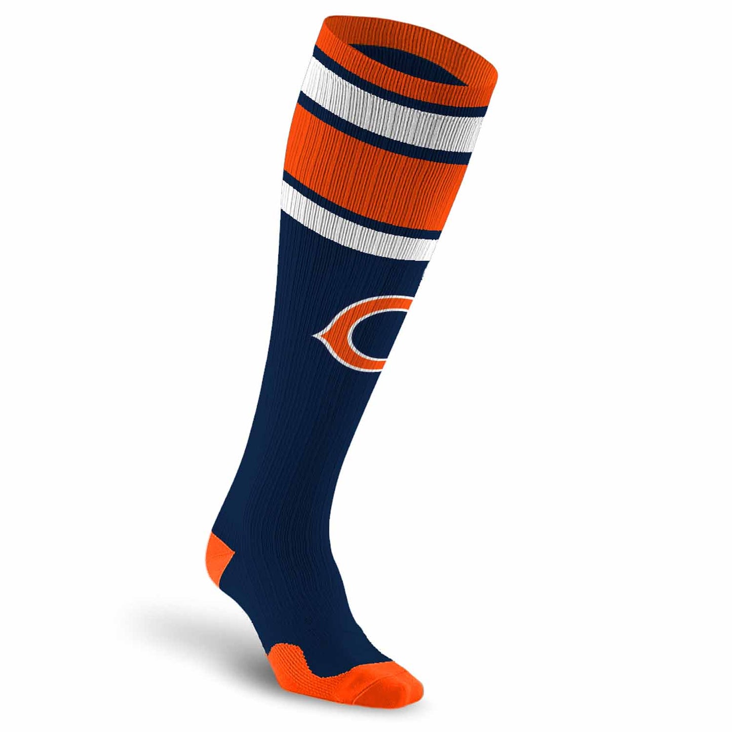 Chicago Bears NFL Adult Knee High-Performance Socks - Navy