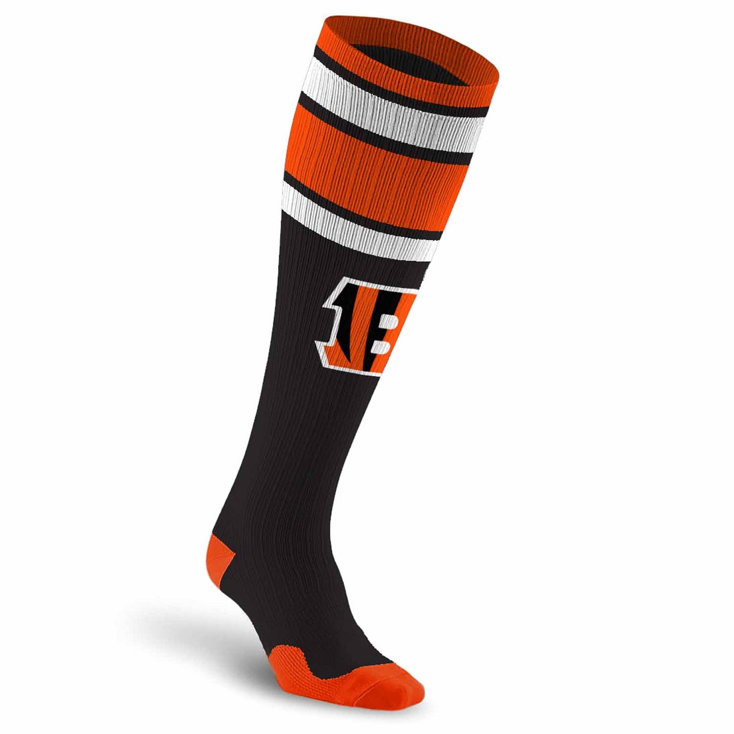 Cincinnati Bengals NFL Adult Knee High-Performance Socks - Black