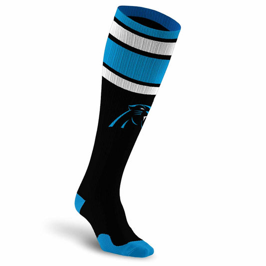 Carolina Panthers NFL Adult Knee High-Performance Socks - Black