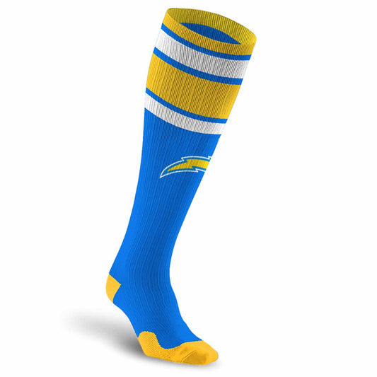 Los Angeles Chargers NFL Adult Knee High-Performance Socks - Light Blue