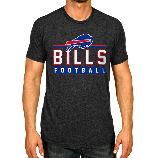 Buffalo Bills NFL Adult MVP True Fan T-Shirt - Charcoal