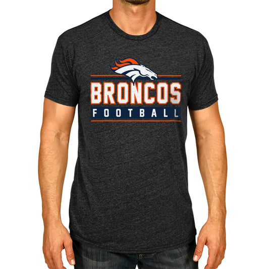 Denver Broncos NFL Adult MVP True Fan T-Shirt - Charcoal