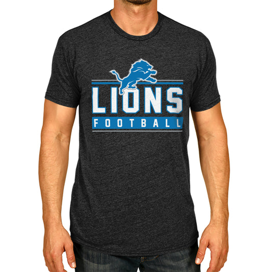 Detroit Lions NFL Adult MVP True Fan T-Shirt - Charcoal