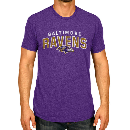Baltimore Ravens NFL Starting Fresh Short Sleeve Heather T-Shirt - Purple