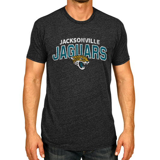 Jacksonville Jaguars NFL Starting Fresh Short Sleeve Heather T-Shirt - Black