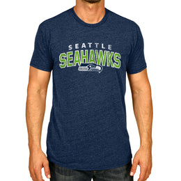 Seattle Seahawks NFL Starting Fresh Short Sleeve Heather T-Shirt - Navy