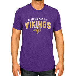 Minnesota Vikings NFL Starting Fresh Short Sleeve Heather T-Shirt - Purple
