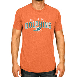 Miami Dolphins NFL Starting Fresh Short Sleeve Heather T-Shirt - Orange