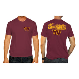 Washington Commanders NFL Pro Football Final Countdown Adult Cotton-Poly Short Sleeved T-Shirt For Men & Women - Cardinal