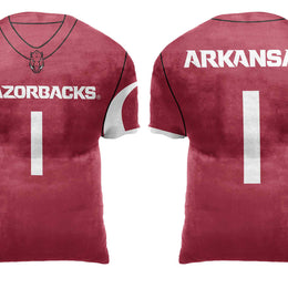 Arkansas Razorbacks NCAA Jersey Cloud Pillow - Cardinal