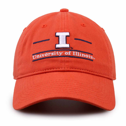 Illinois Fighting Illini NCAA Adult Bar Hat - Orange