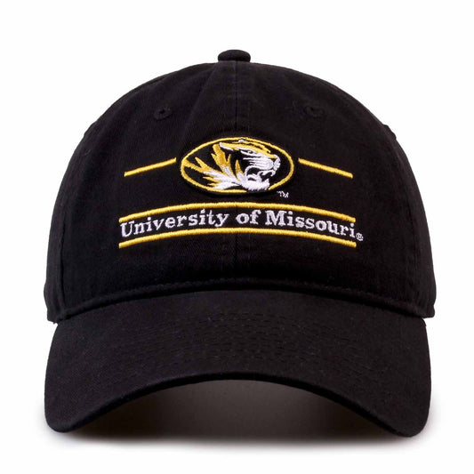 Missouri Tigers NCAA Adult Bar Hat - Black