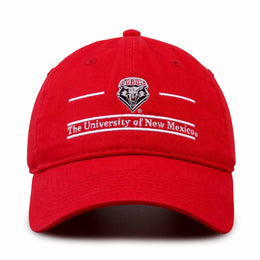 New Mexico Lobos NCAA Adult Bar Hat - Red