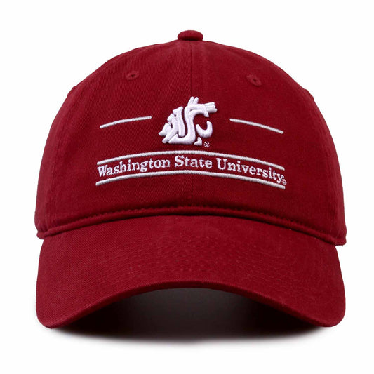 Washington State Cougars NCAA Adult Bar Hat - Cardinal
