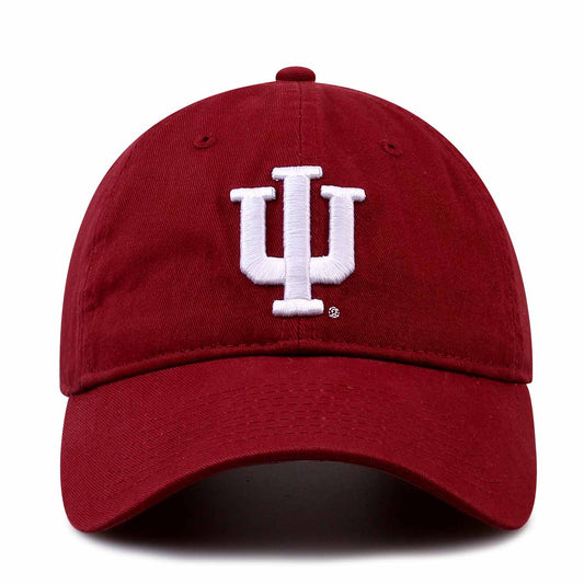 Indiana Hoosiers Colligate Adult Relaxed Fit Logo Hat - Cardinal