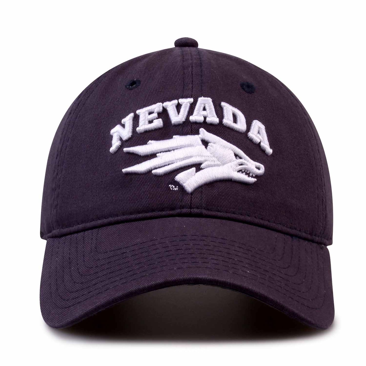 Nevada Wolf Pack NCAA Adult Relaxed Fit Logo Hat - Navy