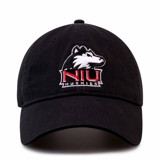 Northern Illinois Huskies NCAA Adult Relaxed Fit Logo Hat - Black