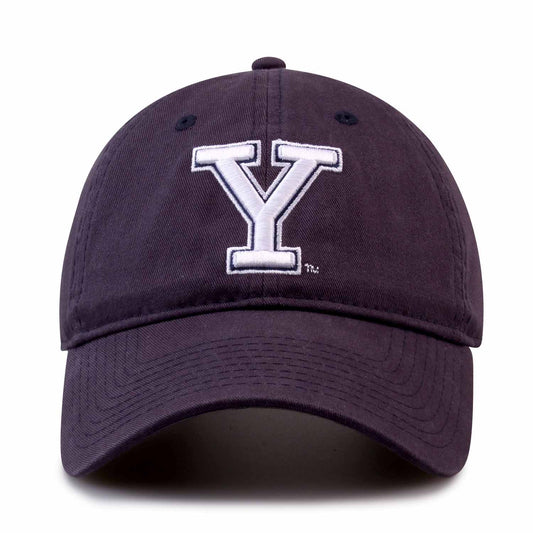 Yale Bulldogs NCAA Adult Relaxed Fit Logo Hat - Navy