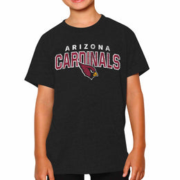 Arizona Cardinals NFL Youth Starting Fresh Tee- Pro Football Tag-Less T-Shirt For Boys & Girls - Black