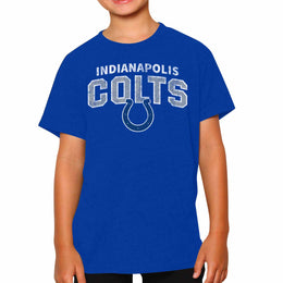 Indianapolis Colts NFL Youth Starting Fresh Tee- Pro Football Tag-Less T-Shirt For Boys & Girls - Royal