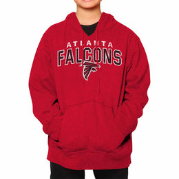 Atlanta Falcons NFL Youth Starting Fresh Hoodie- Pro Football Sweatshirt for Boys and Girls - Red