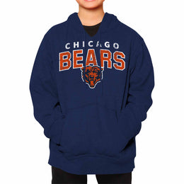 Chicago Bears NFL Youth Starting Fresh Hoodie- Pro Football Sweatshirt for Boys and Girls - Navy