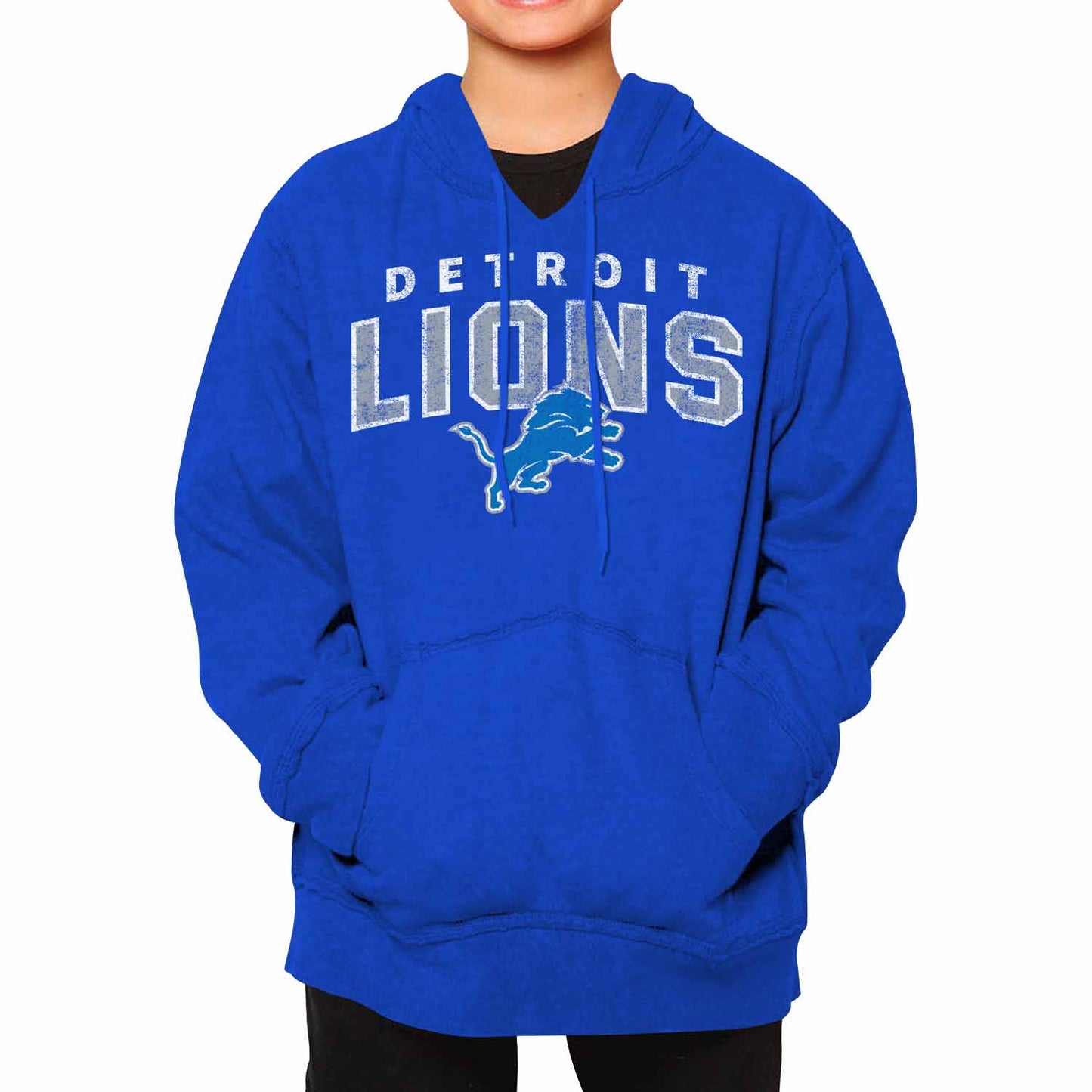 Detroit Lions NFL Youth Starting Fresh Hoodie- Pro Football Sweatshirt for Boys and Girls - Royal