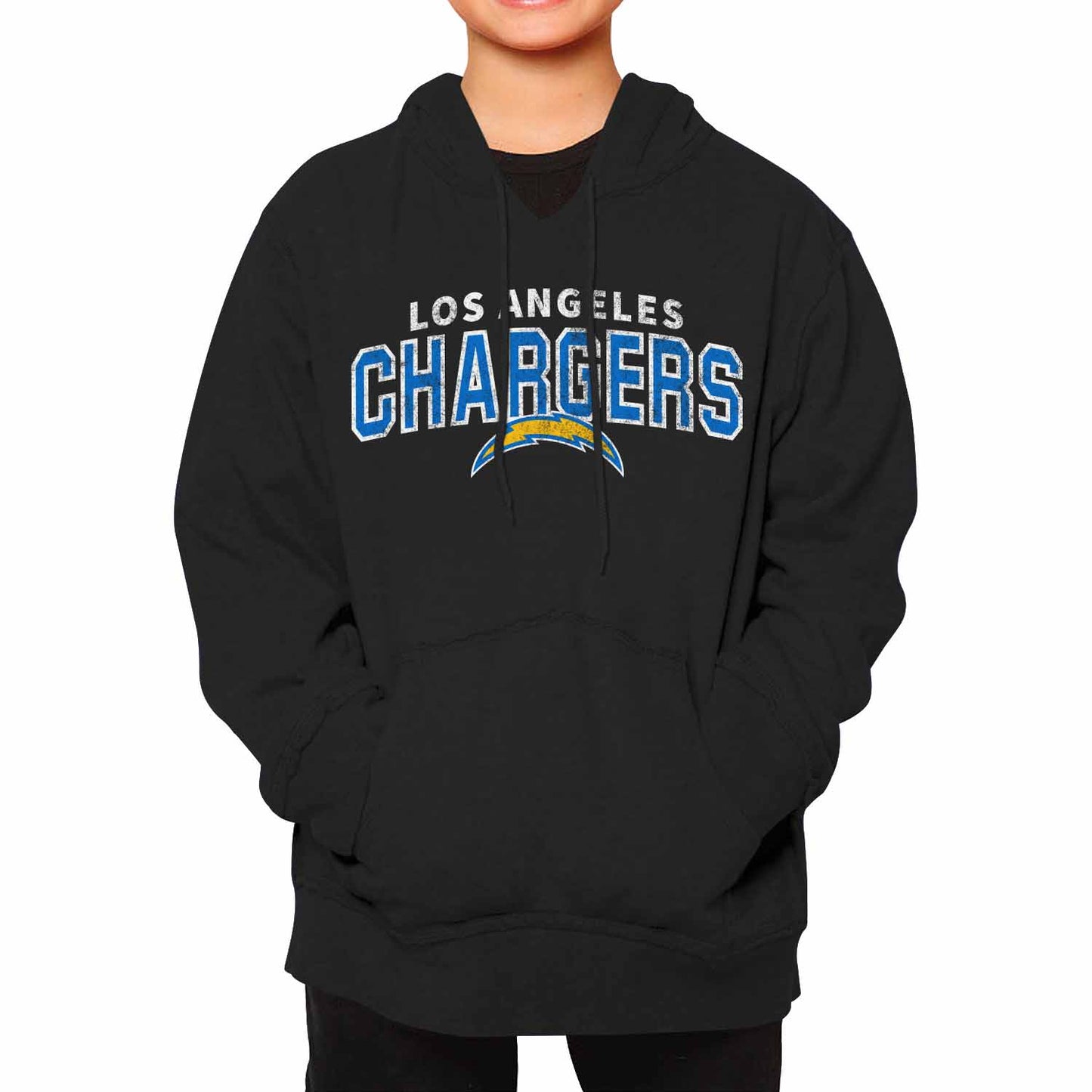 Los Angeles Chargers NFL Youth Starting Fresh Hoodie- Pro Football Sweatshirt for Boys and Girls - Black