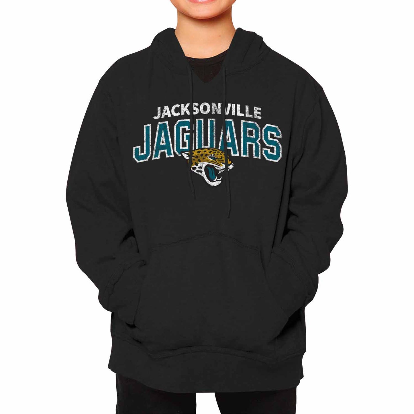 Jacksonville Jaguars NFL Youth Starting Fresh Hoodie- Pro Football Sweatshirt for Boys and Girls - Black