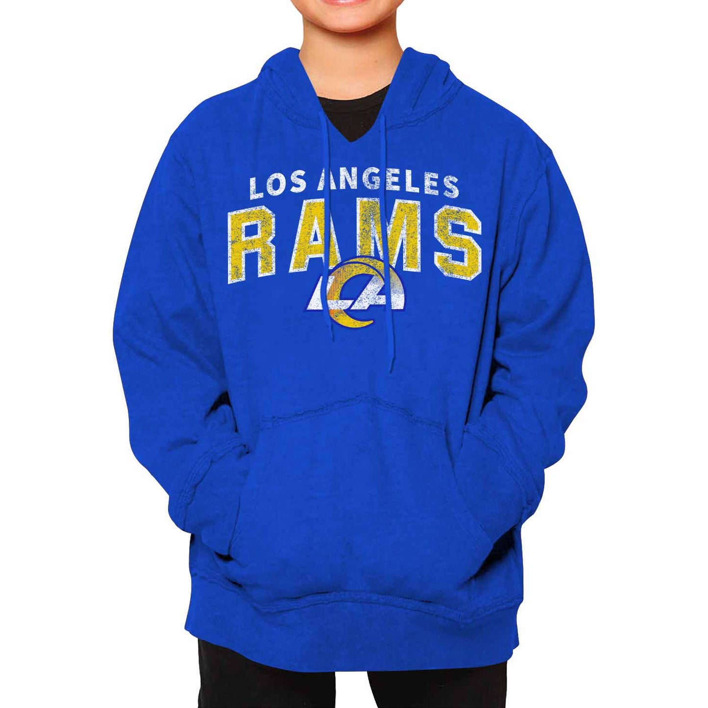 Los Angeles Rams NFL Youth Starting Fresh Hoodie- Pro Football Sweatshirt for Boys and Girls - Royal