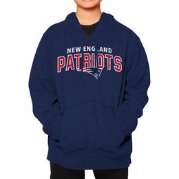 New England Patriots NFL Youth Starting Fresh Hoodie- Pro Football Sweatshirt for Boys and Girls - Navy