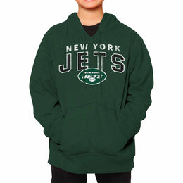 New York Jets NFL Youth Starting Fresh Hoodie- Pro Football Sweatshirt for Boys and Girls - Green