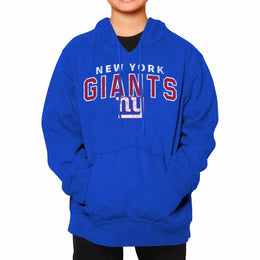 New York Giants NFL Youth Starting Fresh Hoodie- Pro Football Sweatshirt for Boys and Girls - Royal