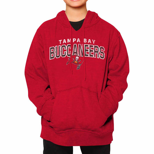 Tampa Bay Buccaneers NFL Youth Starting Fresh Hoodie- Pro Football Sweatshirt for Boys and Girls - Red