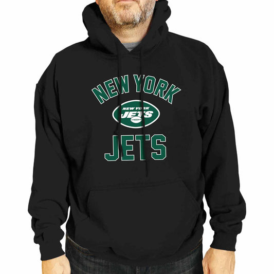 New York Jets NFL Adult Gameday Hooded Sweatshirt - Black