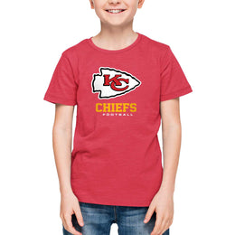 Kansas City Chiefs Youth NFL Ultimate Fan Logo Short Sleeve T-Shirt - Red