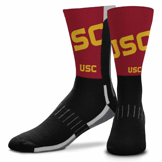 USC Trojans Adult State and University Socks - Black