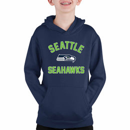 Seattle Seahawks NFL Youth Gameday Hooded Sweatshirt - Navy