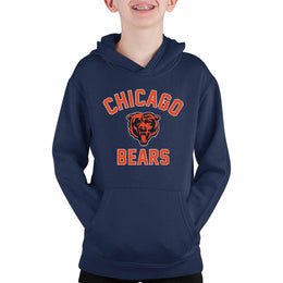 Chicago Bears NFL Youth Gameday Hooded Sweatshirt - Navy