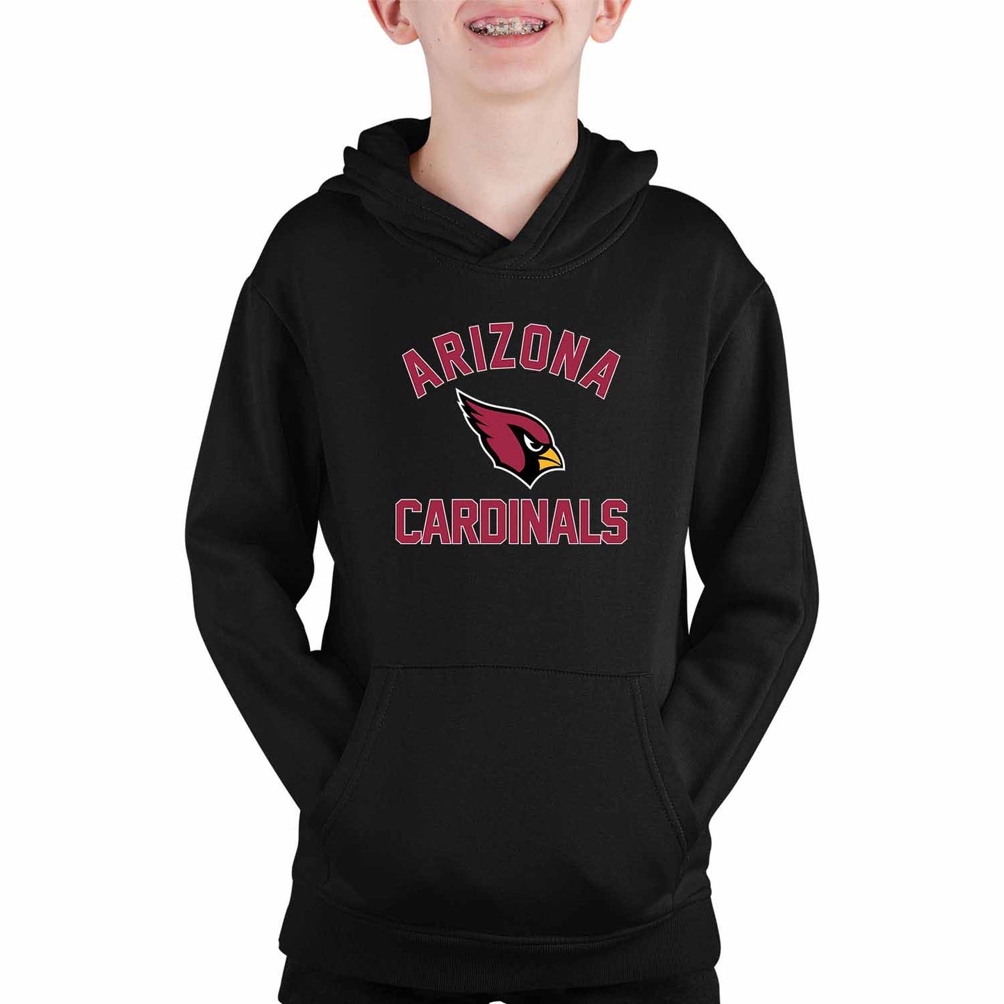 Arizona Cardinals NFL Youth Gameday Hooded Sweatshirt - Black