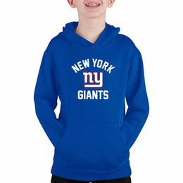 New York Giants NFL Youth Gameday Hooded Sweatshirt - Royal