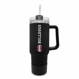 Mississippi State Bulldogs College & University 40 oz Travel Tumbler With Handle - Black