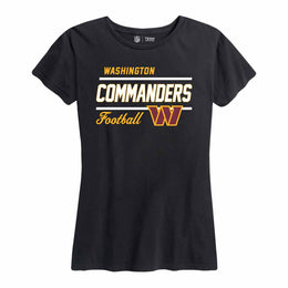 Washington Commanders NFL Gameday Women's Relaxed Fit T-shirt - Black