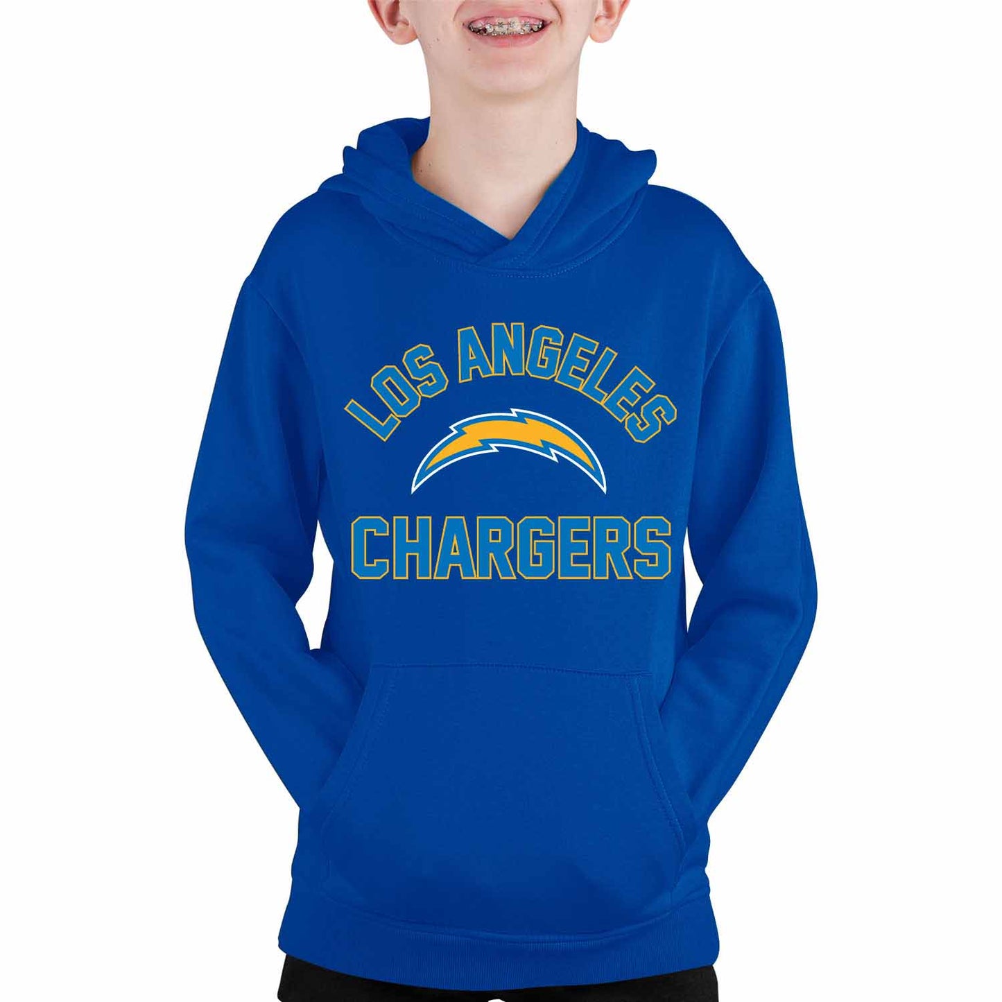 Los Angeles Chargers NFL Youth Gameday Hooded Sweatshirt - Royal