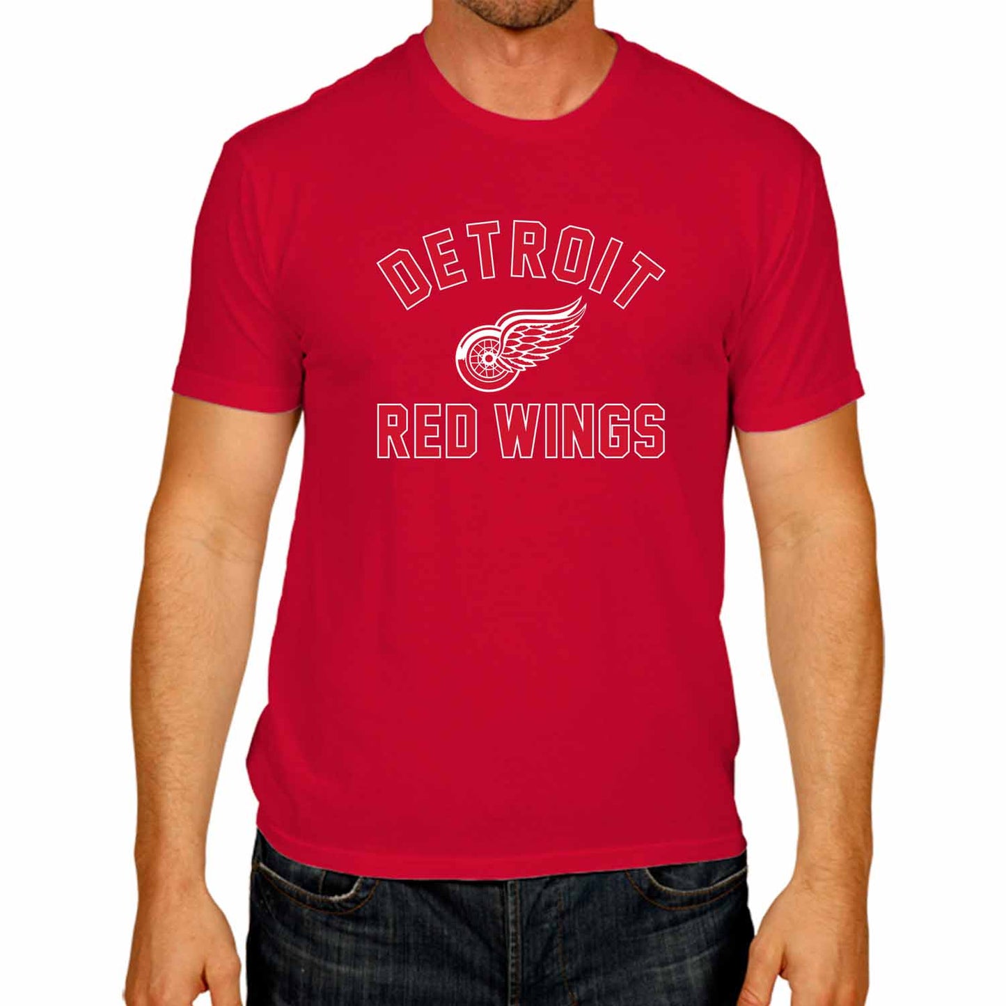 Detroit Red Wings NHL Adult Game Day Unisex T-Shirt - Red