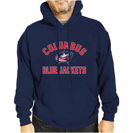 Columbus Blue Jackets Adult NHL Gameday Hooded Sweatshirt - Navy