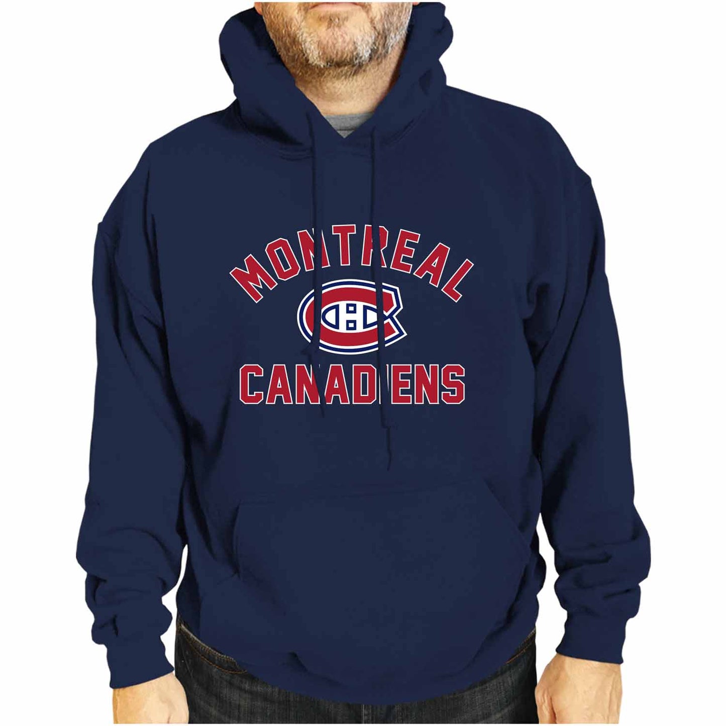 Montreal Canadiens Adult NHL Gameday Hooded Sweatshirt - Navy